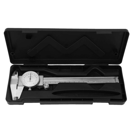 Pied à Coulisse à Cadran, Pied à Coulisse à Haute dureté antirouille 0-150mm, pour Instrument de Mesure Outils de Bricolage maté