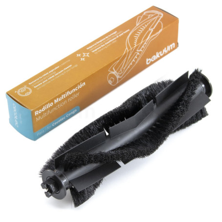 BAKUUM Rouleau multifonction pour Cecotec Conga Series Eternal Laser (Xtreme, Vital, Max, Pet). Brosse principale pour robot asp