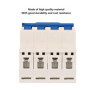 Disjoncteur Miniature ,32A 400V RCCB DZ47 63 4 Pôles Résiduels pour la Décoration de la Maison et la Transformation du Réseau Ru