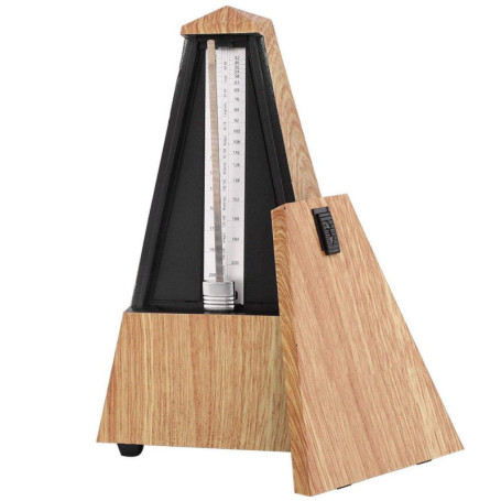 Métronome de la tour, excellent effet piano stable pratique, pratique de la musique en bois peu profond fiable pour l'enseigneme
