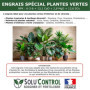250 g Engrais Spécial Plantes Vertes 6-3-6 - Croissance, Feuillage Dense & Vitalité - Formulation Organo-Minerale - Libération L