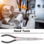 Fafeicy Pince à bec long, 280mm/11po, Pince À Bec Effilé, Ergonomique, Acier à outils + plastique