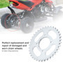 37 Dents 428 chaîne pignon arrière pignon pièces Alliage d'acier pour Pit Trail Quad Dirt Bike ATV 110 pignon 37 Dents Quad Enfa