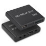 Mini Lecteur multimédia Full HD, boîtier de Lecteur vidéo multimédia HDMI 110-240V 1080P - MKV/RM- Lecteurs USB HDD et Cartes SD