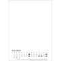Calendrier de bricolage blanc A4 2025 de qualité supérieure : personnalisez votre calendrier mural 2025 selon vos envies : calen