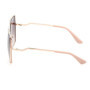 GUESS Femme GU7843 Lunettes de Soleil, Shiny Rose Gold, 61