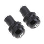 YINETTECH 1 Paire d'embouts de Poignée Bouchons Coulissants pour Guidon de Moto 7/8 Pouces 22mm Anti-Vibration en Alliage d'alum