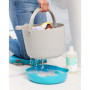 Skip Hop Moby - Seau de Rangement pour Jouets de Bain pour Bébé 9 Mois et Plus - Forme de Baleine - Organisation Astucieuse pour