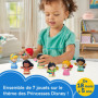 Fisher-Price Coffret Little People et Assortiment de 7 Figurines Disney Princesses pour Les Tout-Petits et Les Bambins, Jeu d’Im
