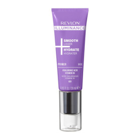 Revlon Illuminance Smooth + Hydrate Primer – Base maquillage hydratante à l'acide hyaluronique, primer maquillage lissant, base 