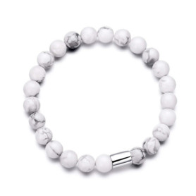Philip Jones Bracelet Homme Howlite
