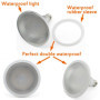 WeiXuan Ampoule LED E27 Base PAR38 15W, IP65 étanche, équivalent halogène 150W, 85-265V, projecteur, angle de faisceau 120 °, bo