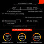 Frankberg 2x Ressorts à Gaz Hayon Compatibles avec PT Cruiser PT Tous Moteurs Break 2000-2010 PT Cruiser Tous Moteurs Cabriolet 