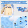 Boule de massage,Balle de massage,rouleau masseur, balle lisse lacrosse et balles à picots - Réflexologie Acupression, Fascite p