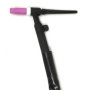 ELCAN Torche de soudage TIG 17V de 4 mètres avec connecteur 10-25 installé et connecteur supplémentaire 35-50, pistolet TIG vala