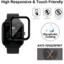 Quanen Electronic Protection D'écran pour Amazfit Bip U/Amazfit Bip U Pro, [4 pièces] Anti-Rayures, 3D Couverture Totale, Bubble