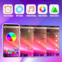 WEILY 10M Ruban LED Bleutooth,Bande LED 5050 RGB Contrôlé par APP du Smartphone, Synchroniser avec Rythme de Musique de Minuteri