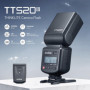 Godox TT520III Flash pour Appareil Photo, GN33 Flash avec émetteur sans Fil RT-16, Modes S1/S2, 8 Niveaux de Puissance, Design S