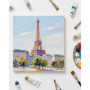 Toile Peinture 20x20cm(10 pièces),3 mm d'épaisseur,Toiles en Coton pour Tableau Peinture, pour Enfants, Débutants et Artistes