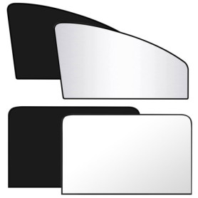 FuxFuis 4PCS Pare Soleil Voiture Magnétique, Protection Solaire Voiture Pare-Soleils Auto Cache Soleil Voiture Par Soleil Vitre 