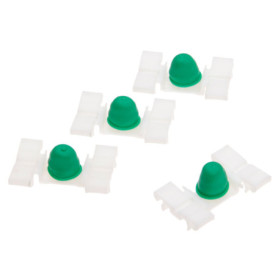 Lot de 20 Agrafe Plastique Moulures et Bandeaux Compatible avec la Porte de BMW E36 E46 E39 323 325 328, 3,6 × 2,3 cm