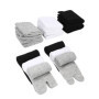 SATINIOR 6 Paires Unisexe Tabi Chaussettes Flip Flop Geta Chaussettes en Coton Chaussettes Tabi Split Toe Élastique pour Les Fem