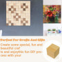 BUENTYA 12 PCS Blocs de Sculpture en Tilleul Naturel Blocs de Bois Brut Carré Cube en Bois Bricolage Lisse et Légèr Loisirs Créa