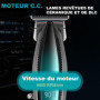 VGR 992 Tondeuse à Cheveux Professionnelle pour Homme Tondeuse à Cheveux sans Fil Polyvalente pour Poils de Barbe Lame en T Tond