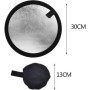 Lot de 2 5-en-1 Photographie Diffuseur，Panneau Réflecteur Photo Pliable，pour L'Éclairage Photo en Studio Ou Extérieur.