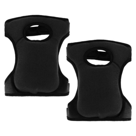 CVDYWDJIE 1 Paire De Genouillères en Éponge Noire, Genouillères Élastiques, Genouillères De Protection, Genouillères De Jardinag