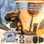 Mtanlo Carburateur pour Partner 350 351 352 370 371 390 391 401 420 20X McCulloch Mac Cat 335 435 436 440 441 PN Walbro 33-29 WT