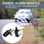 YUBBYSTU 6-Pack sifflet ultrason anti gibier, Sifflets de Cerf d'Avertissement de la Faune Ultrasonique, Sifflets de Cerf Averti