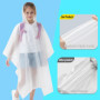 YUBBYSTU Poncho de Pluie Imperméable pour Enfant, Réutilisable Cape EVA, Idéaux pour Randonnée, Vélo, Camping, Cape pour Garçons
