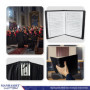 Manhasset Chemise de chorale 2 pages 1600 - Dossier de partitions - Papier format Letter - Noir - Classique - 12.2 x 1 x 9.2 inc