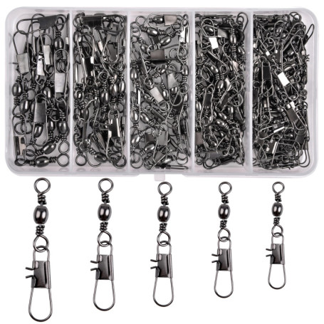 JSHANMEI Lot de 150 émerillons de pêche avec kit de pression, haute résistance, résistant à la corrosion, convient pour la pêche