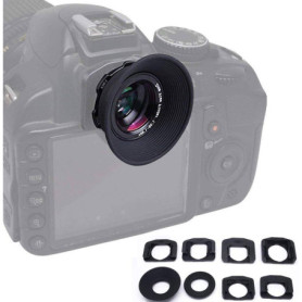 Mcoplus Loupe pour viseur optique avec zoom 1,08 x 1,60 x pour Canon 5D Mark II III 6D 7D 60D 70D 550D 600D et Nikon D7100 D7000