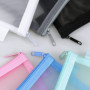 Meetory 6 Pièces Zip Mesh Zipper Pochettes Crayon, Trousse Zipper Organisateur Pochettes Crayon Multipurpose Organizer Sacs de R