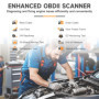 OBD2 Auto Diagnostic Scanner OBD II FOXWELL Voiture Outil de Diagnosti Multimarque en Francais OBD2 Lecteur de Code Automatique 