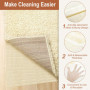 VMUTGA Tapis Antidérapant, 100 x 160 cm Anti Derapant Tapis Polyvalent Anti Glisse Tapis Découpable Tapis Antidérapant de Protec