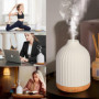 Vankarr Diffuseur Huiles Essentielles en Céramique 250ML, Diffuseur de Parfum Electrique Humidificateur Ultrasonique Diffuseur A