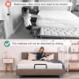 mongtsamz Arret Matelas Réglable Cale Matelas, Barre de Retenue de Matelas Métal Arret de Matelas Stabilisation de Matelas pour 