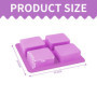 Moule Savon, Moule Silicone Savon Rectangulaire, Moules à Savon Bricolage, Pour Fabrication de Savon, Bougies, GâTeaux, Bonbons,