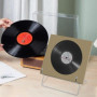 xyuayamz Support Vinyle, Porte Vinyle, Amovible Rangement Disque, Métal Cadre Disque, Accessoire Record pour Ranger Des Disques,