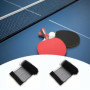 Lot de 2 filets de ping-pong noirs - Filet durable - Filet de rechange pour tables de tennis de table - Filet de tennis de table