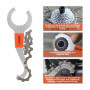NOUJEN Kit d'outils de réparation de vélo,dissolvant de pédalier de vélo, Outil pour enlever la Cassette de vélo, démontage du p