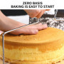 Coupe Gâteau,Cake de Gâteau Patisserie Gâteaux Coupe-Tarte Divider Fil Découpeur Identischen à Niveleur Séparatrice Layer Lissoi