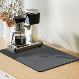 Tapis en Silicone pour Machine à Café - Tapis Antidérapant et Imperméable (30x40 cm) pour Électroménagers, Idéal comme Tapis Égo