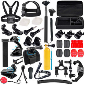 Suptig Kit d'accessoires Compatible avec GoPro Hero 13 Hero 12 Hero 11 Hero 10 Hero 9 Hero 8 Hero 7/6/5/4/3/3+/2/1/Session et Ak