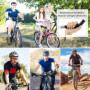Poignée Sécurité Vélo Montagne Vtt Antidérapantes 2Pcs Extrémité Guidon Vélo Pour Plupart Vélos Guidon Vtt Poignée De Sécurité D