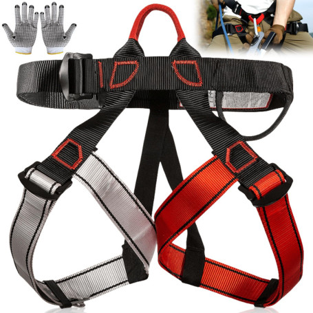Harnais D'escalade, Harnais D'escalade De Sécurité, Ceinture De Sécurité Anti-Chute, Charge Maximale 800 Kg Ceinture D'escalade 